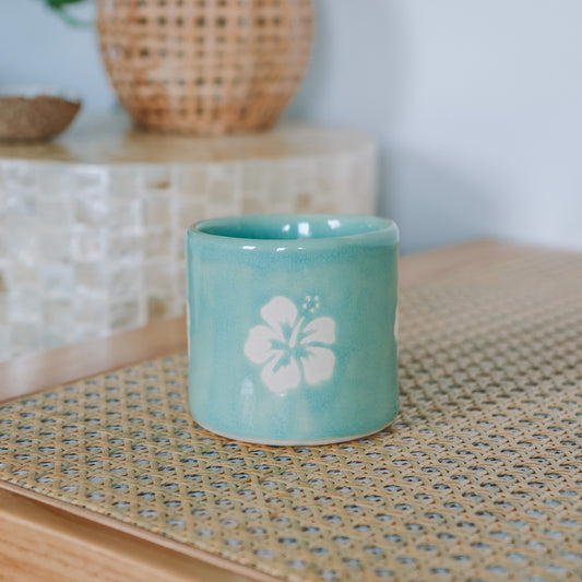 Hibiscus Cup | 10oz Wave Blue