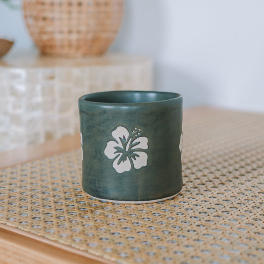 Hibiscus Cup | 10oz Bark Brown