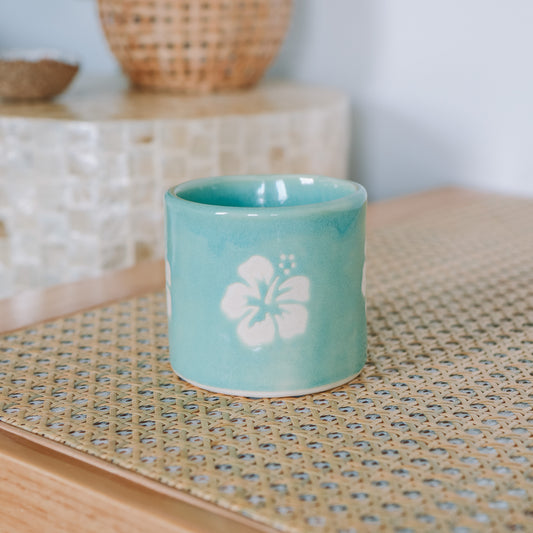 Hibiscus Cup | 10oz Wave Blue