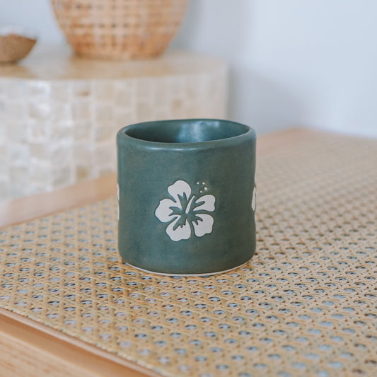 Hibiscus Cup | 10oz Bark Brown