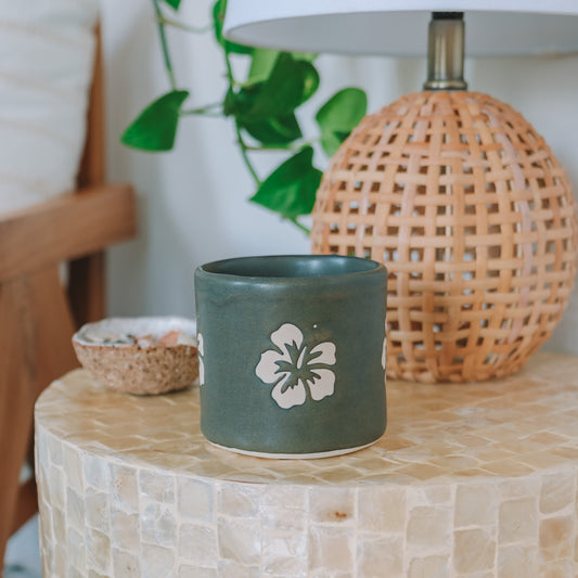 Hibiscus Cup | 10oz Bark Brown