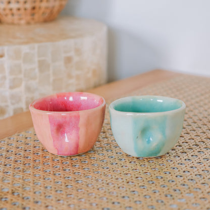Striped Espresso Cup Set