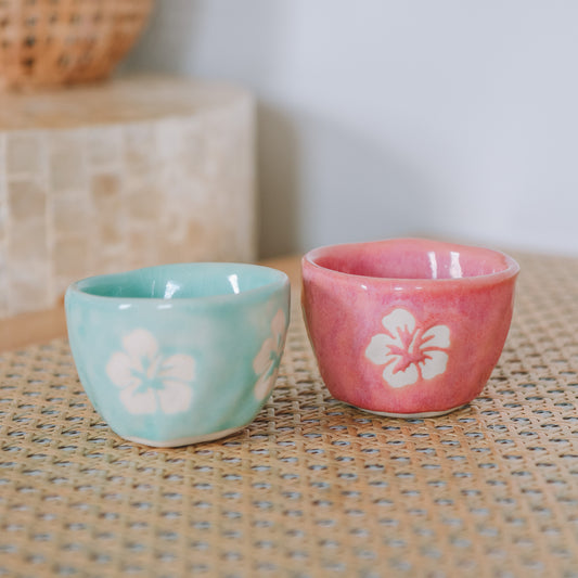 Hibiscus Espresso Cup Set