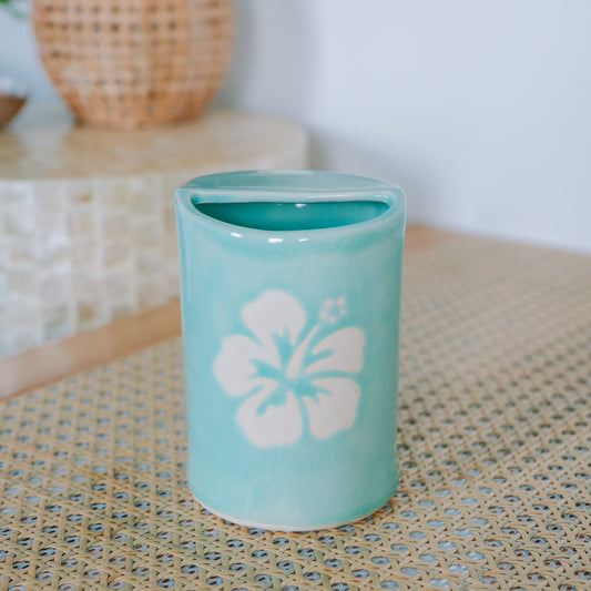 Hibiscus Takeaway Cup | 16oz Water