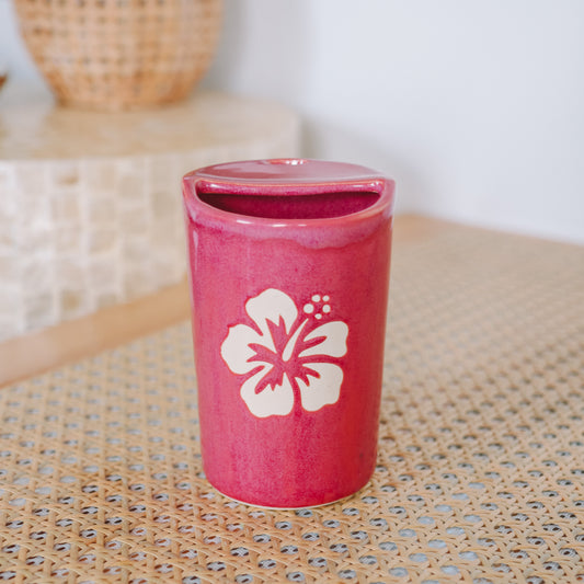 Hibiscus Takeaway Cup | 12oz Pomegranate