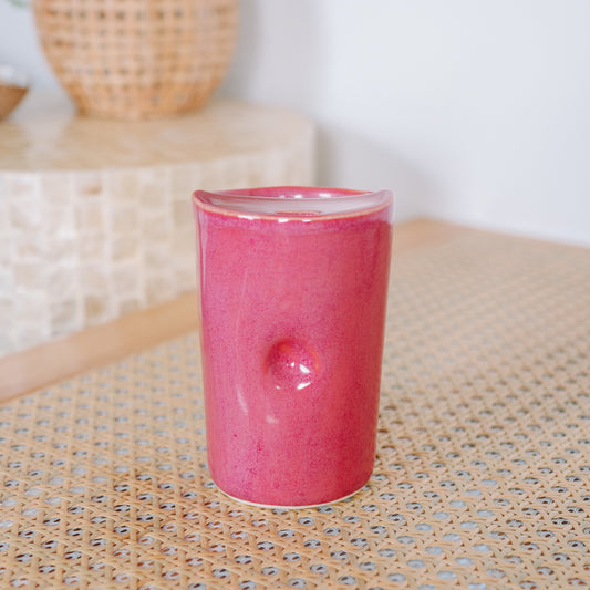 Hibiscus Takeaway Cup | 12oz Pomegranate