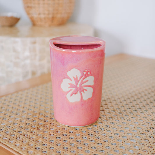 Hibiscus Takeaway Cup | 12oz Berry