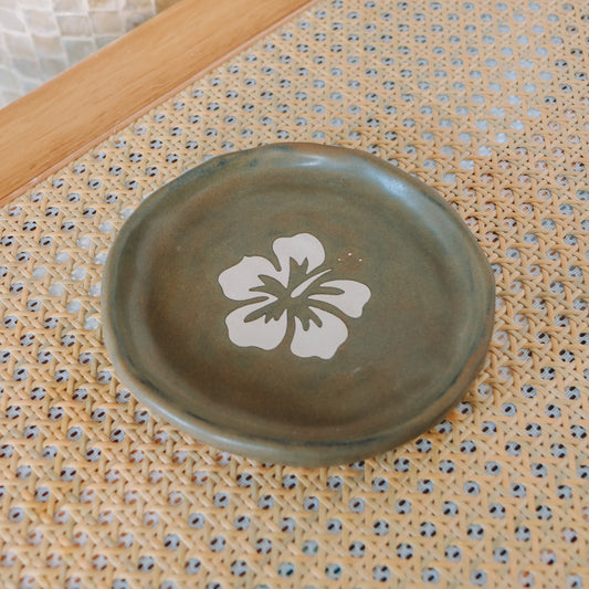 Hibiscus Dish | Bark Brown