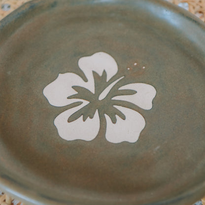 Hibiscus Dish | Bark Brown