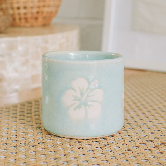 Hibiscus Cup | 10oz Sea Foam