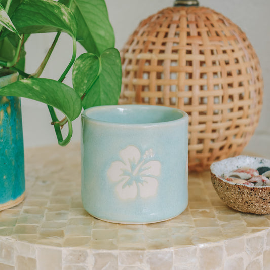 Hibiscus Cup | 10oz Sea Foam