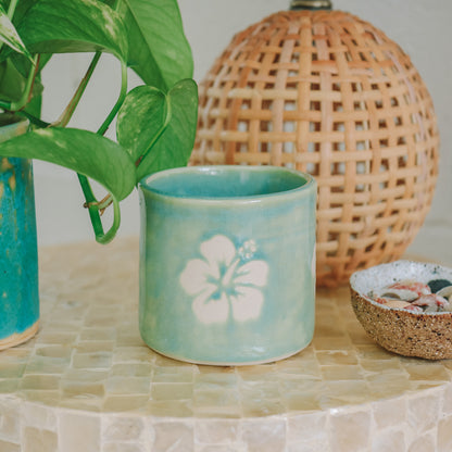 Hibiscus Cup | 10oz Wave Blue