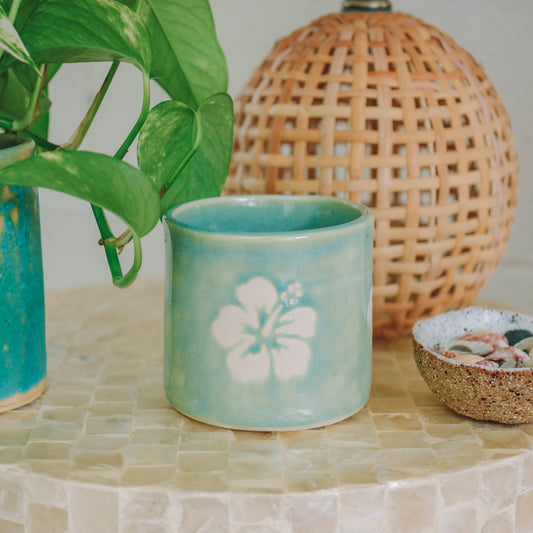 Hibiscus Cup | 10oz Wave Blue