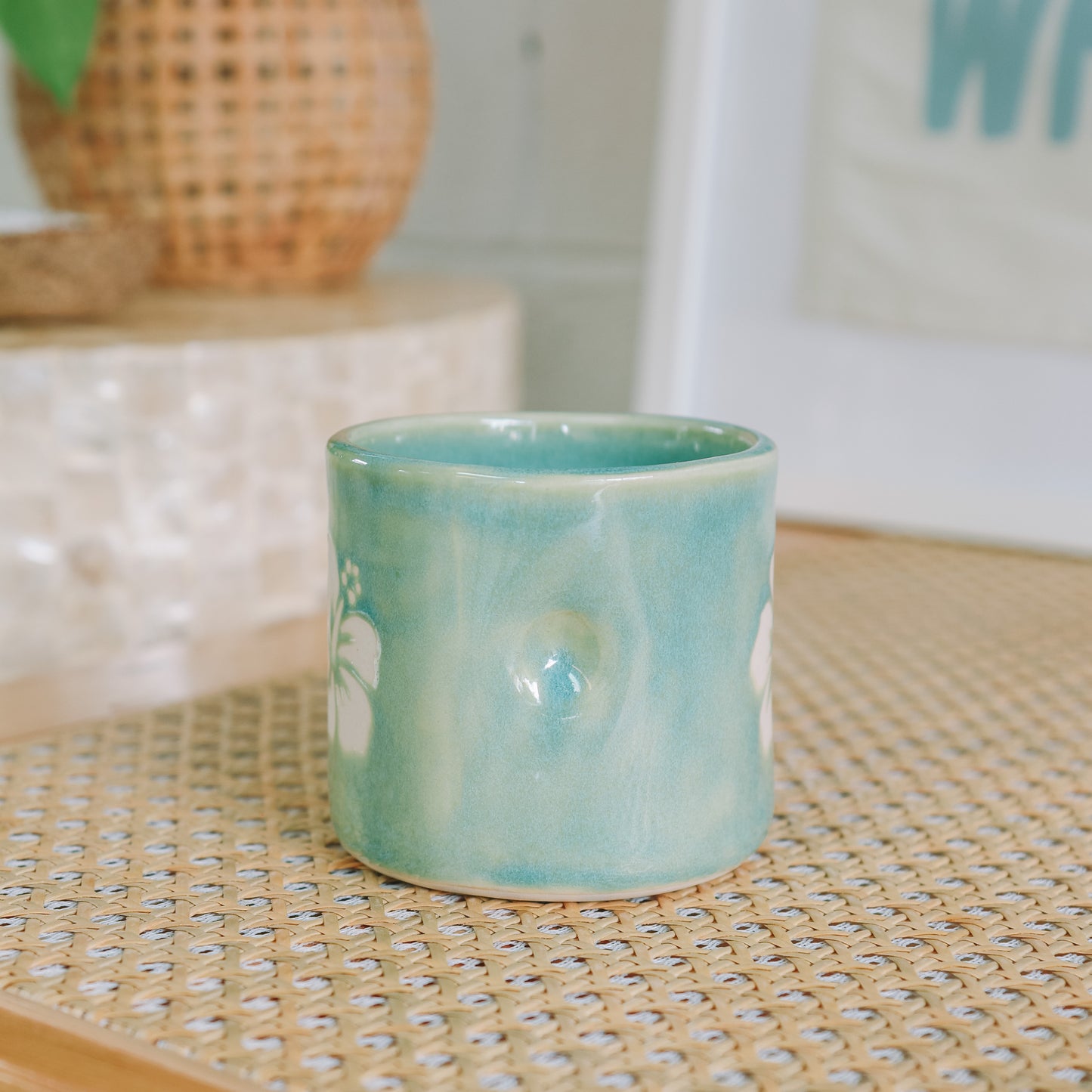 Hibiscus Cup | 10oz Wave Blue