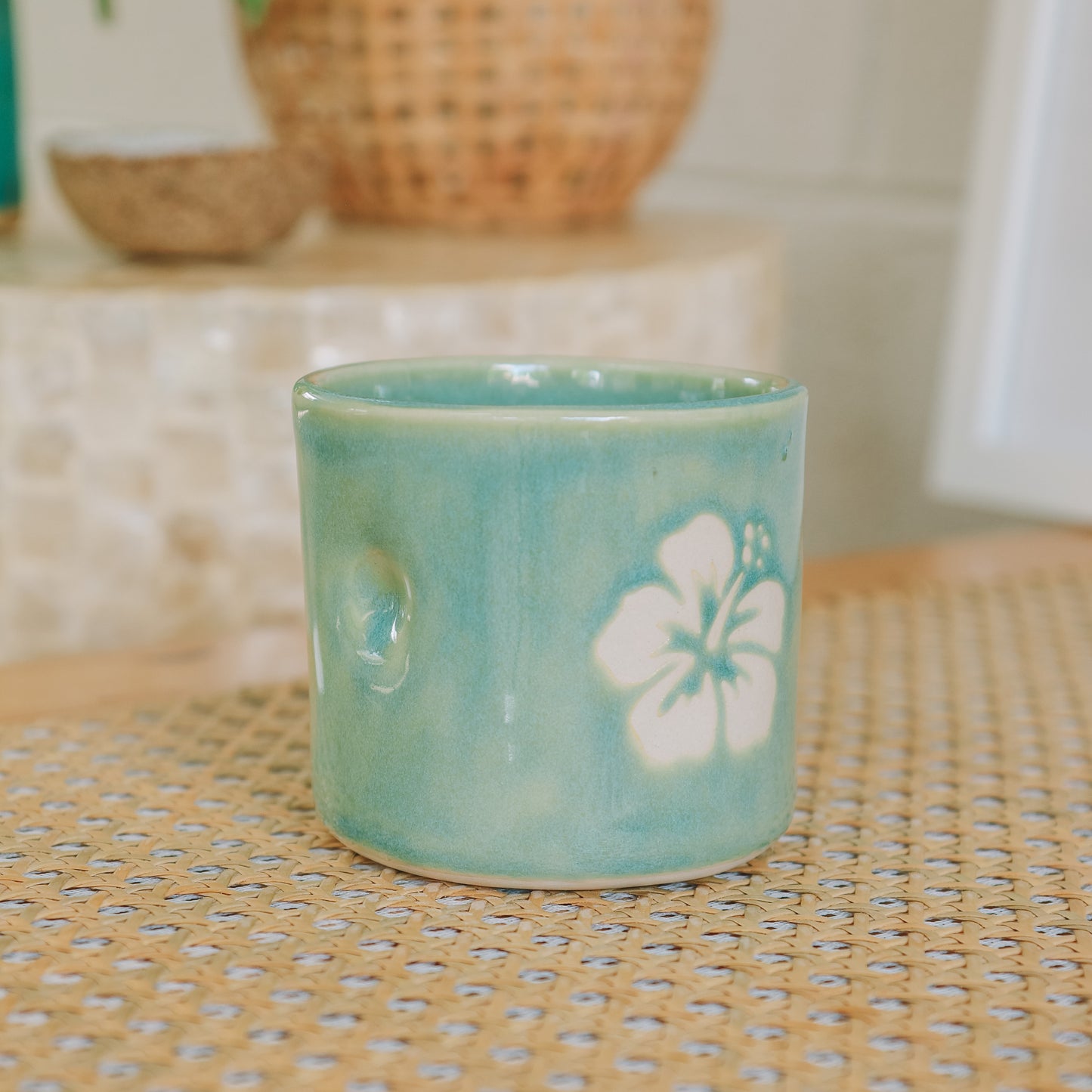 Hibiscus Cup | 10oz Wave Blue