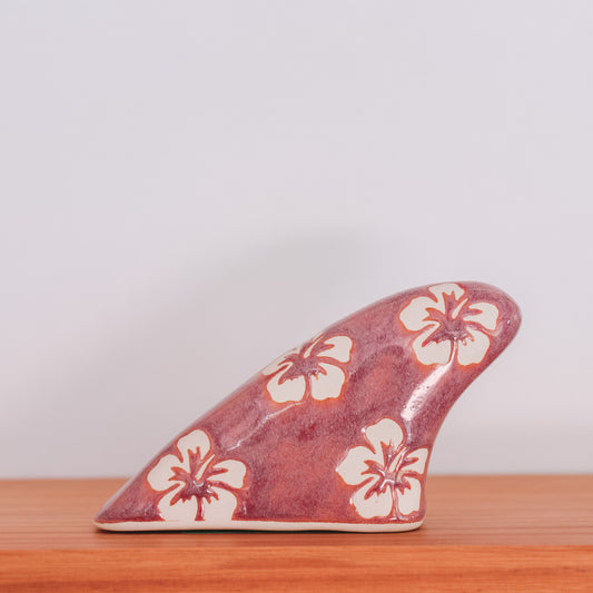 Upright Fin Hibiscus Print | Passionfruit