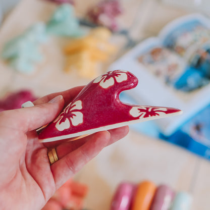 Mini Hibiscus Wave | Pomegranate