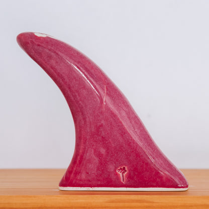 Single Fin Hibiscus Print | Pomegranate - *Discounted*