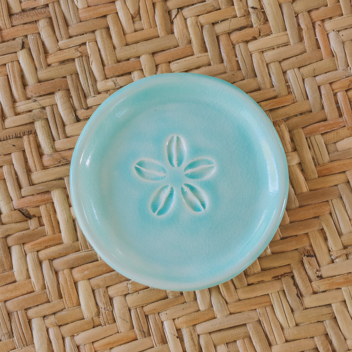 Cowrie Flower Small Dish | Water
