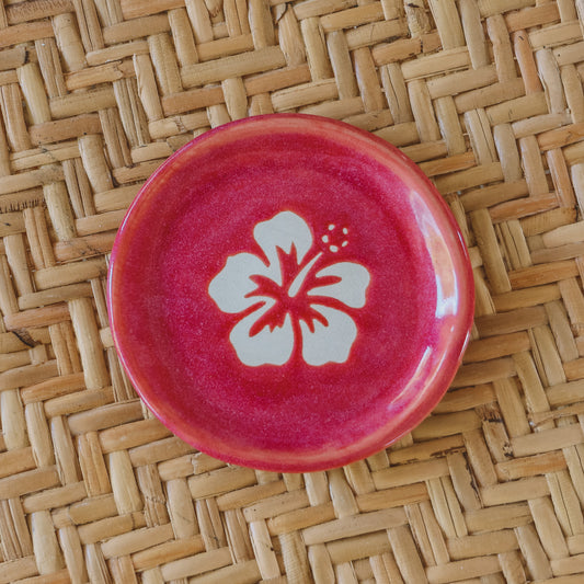 Hibiscus Small Dish | Pomegranate