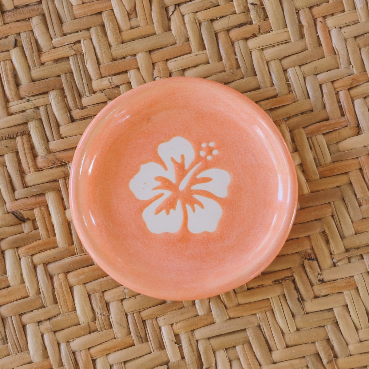 Hibiscus Small Dish | Sunset