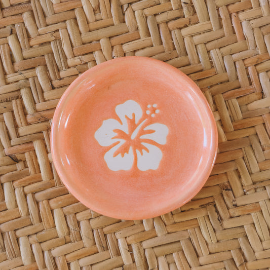 Hibiscus Small Dish | Sunset