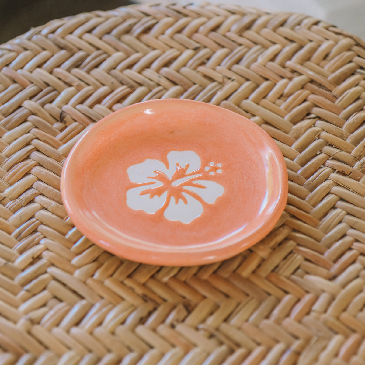 Hibiscus Small Dish | Sunset