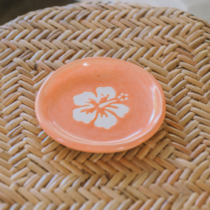 Hibiscus Small Dish | Sunset