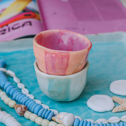 Striped Espresso Cup Set