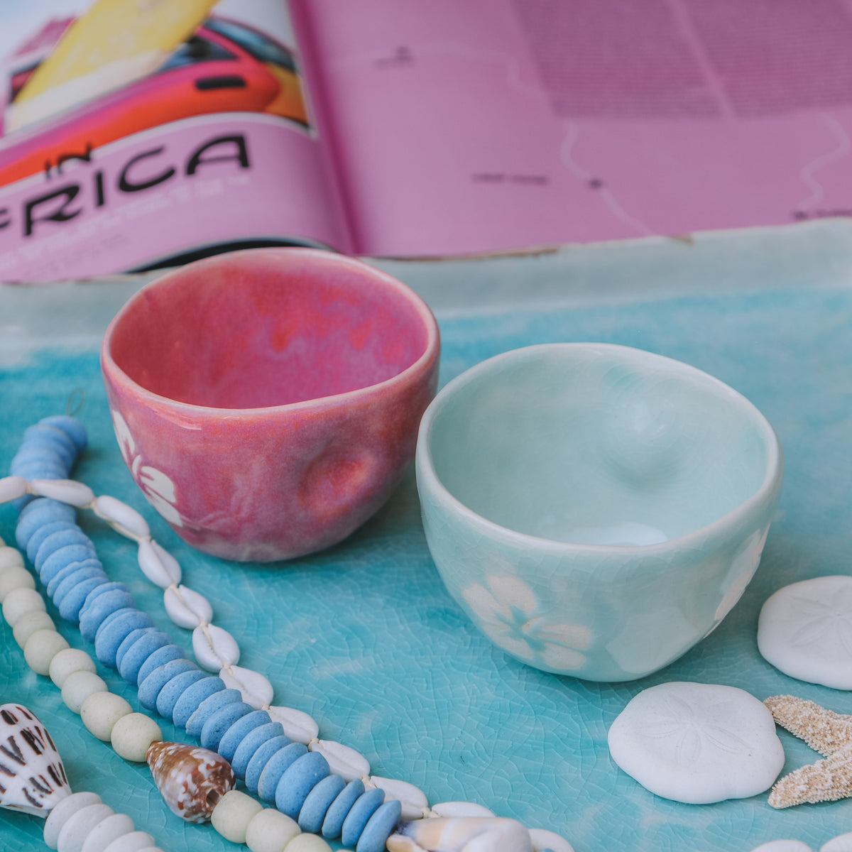 Hibiscus Espresso Cup Set