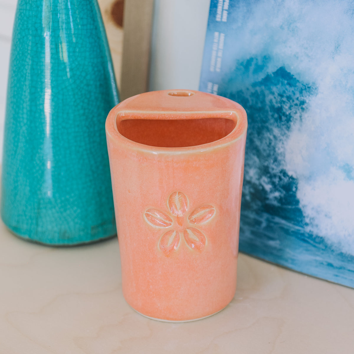 Cowrie Flower Takeaway Cup | 12oz Sunset