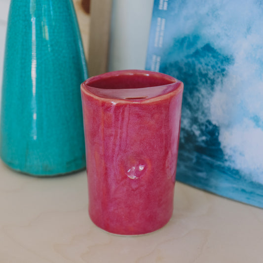 Hibiscus Takeaway Cup | 12oz Pomegranate