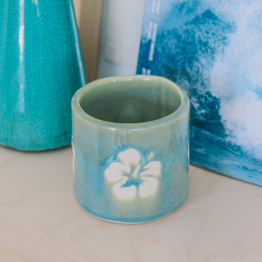 Hibiscus Cup | 10oz Wave Blue