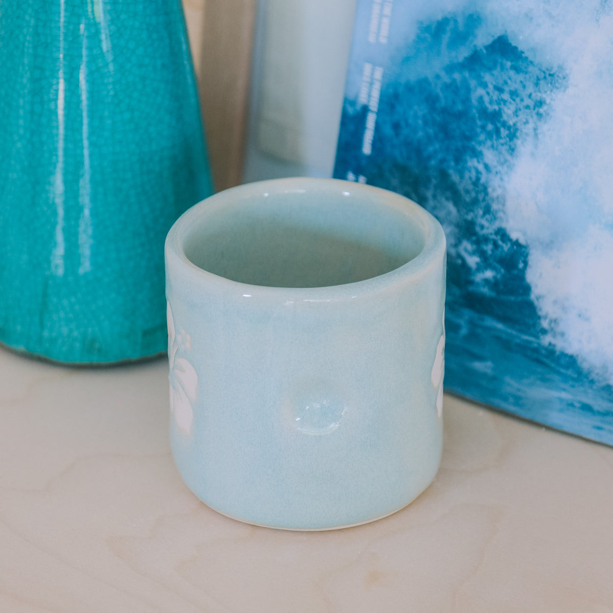 Hibiscus Cup | 10oz Sea Foam
