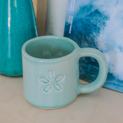 Cowrie Flower Mug | 14oz Water