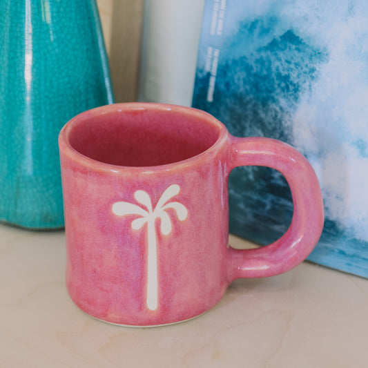 Palm Tree Mug | 14oz Berry - *Discounted*