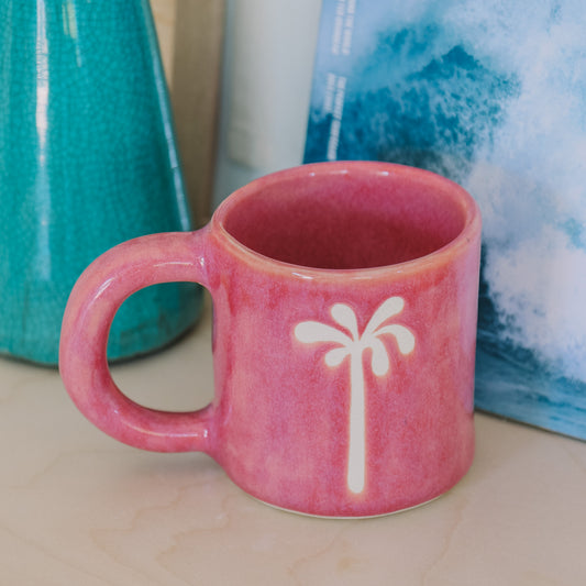 Palm Tree Mug | 14oz Berry - *Discounted*