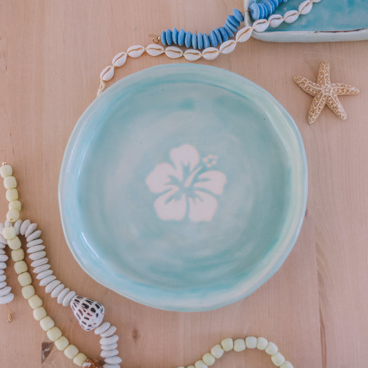 Large Hibiscus Dish | Water