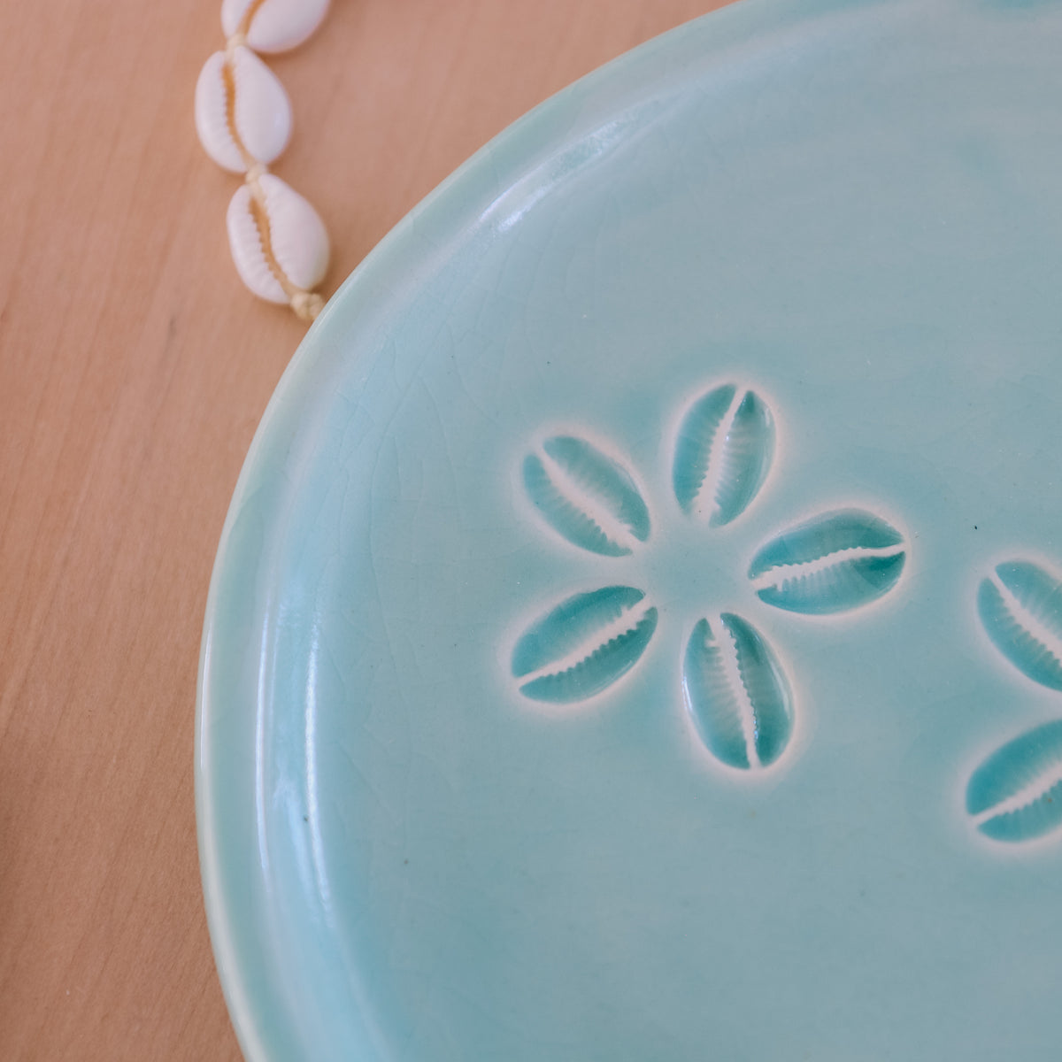 Triple Cowrie Shell Dish | Water