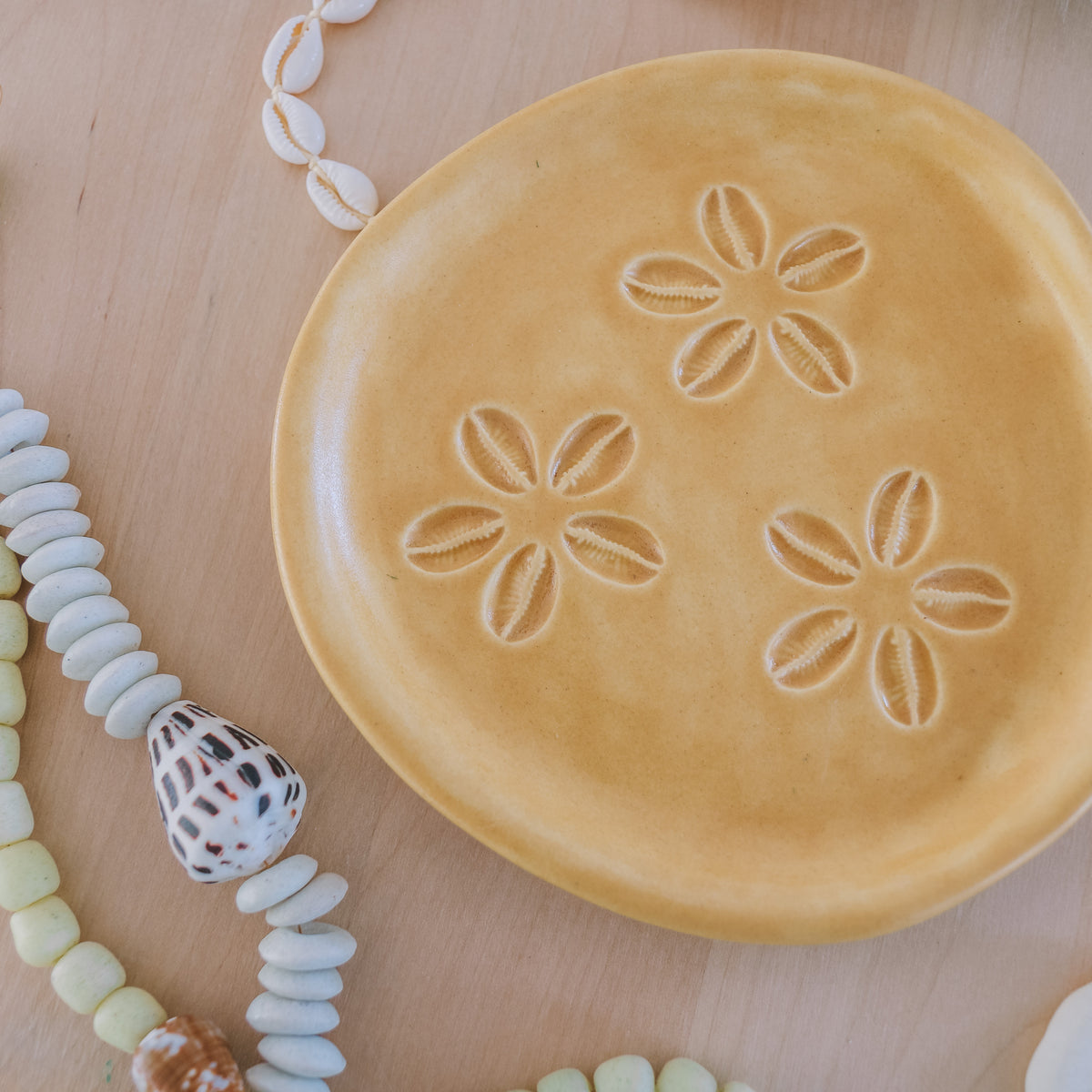 Triple Cowrie Shell Dish | Island Sun