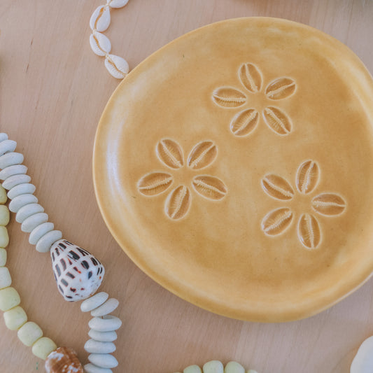 Triple Cowrie Shell Dish | Island Sun