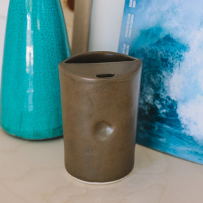 Hibiscus Takeaway Cup | 12oz Bark