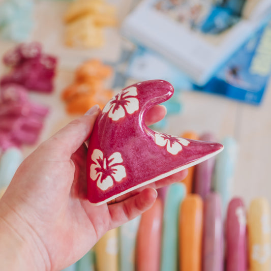 Mini Hibiscus Wave | Pomegranate - *Discounted*