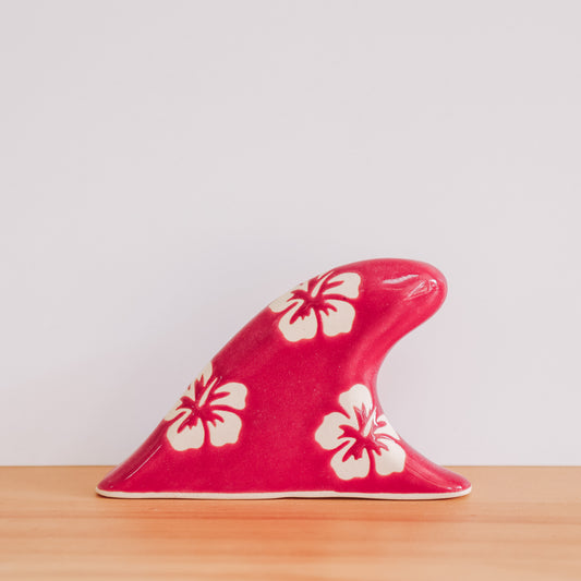 Clean Wave Hibiscus Print | Pomegranate