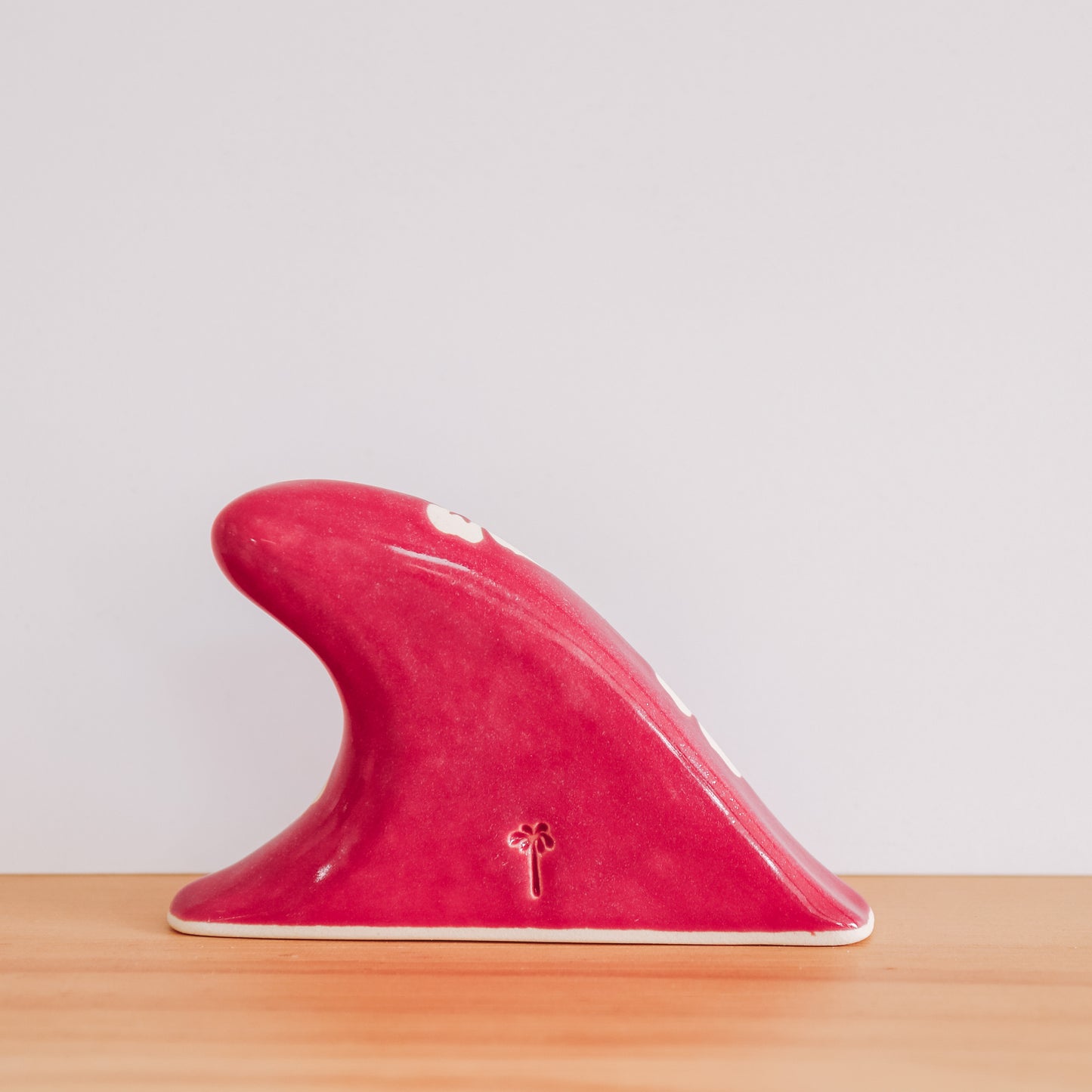 Clean Wave Hibiscus Print | Pomegranate