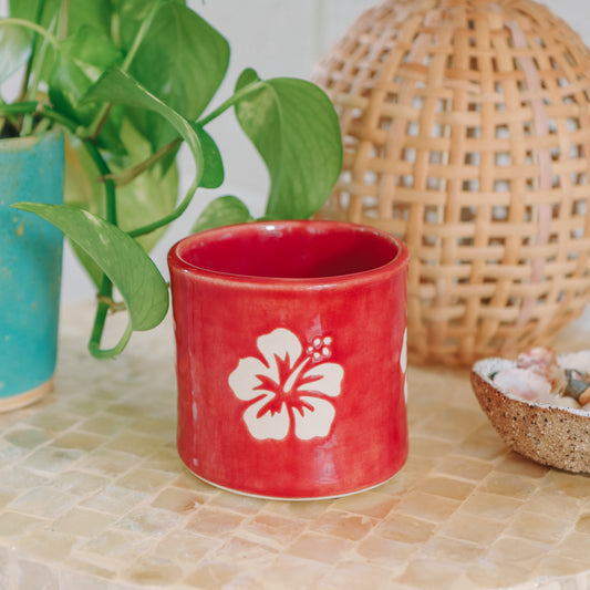 Hibiscus Cup | 10oz Pomegranate - *Discounted*