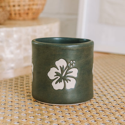 Hibiscus Cup | 10oz Bark Brown