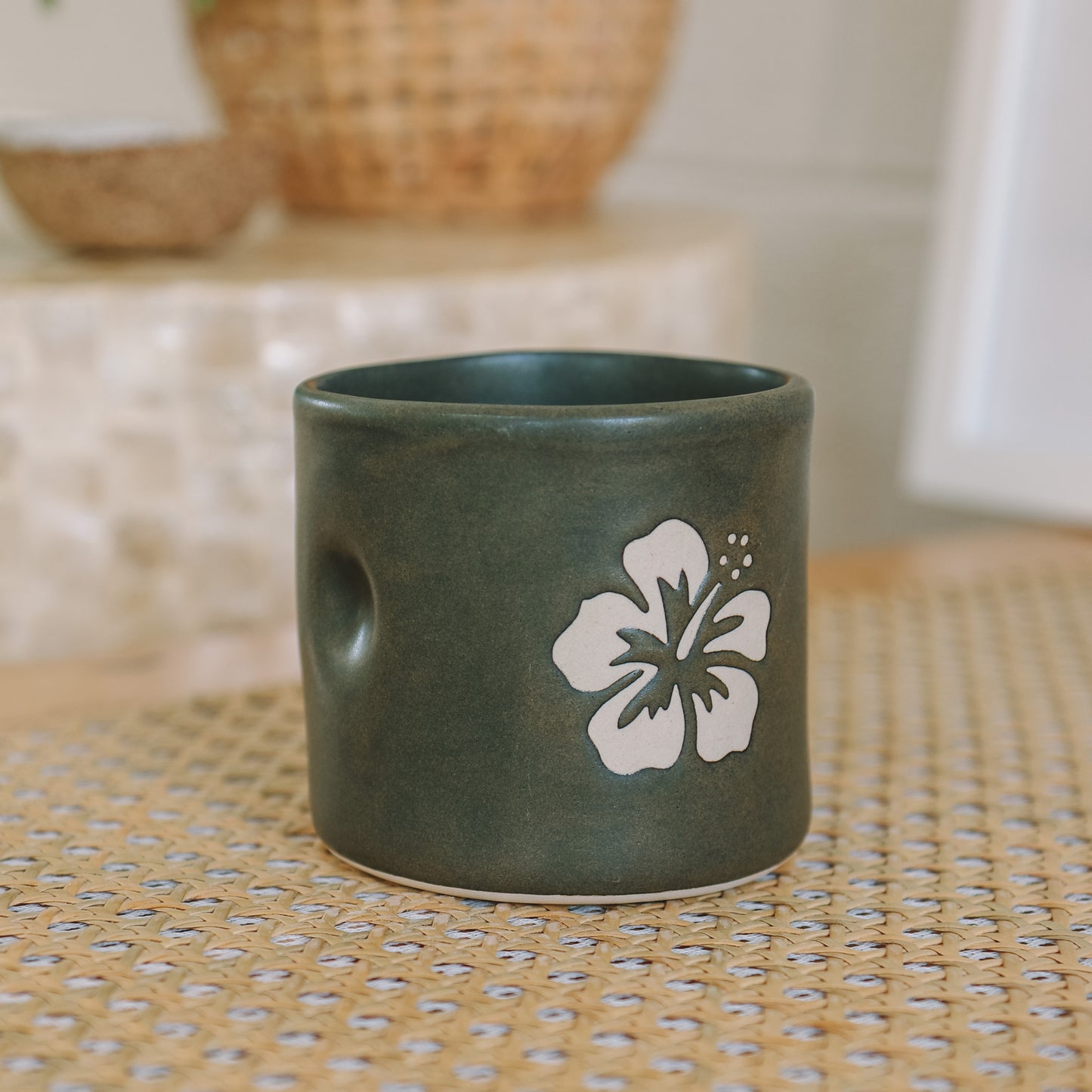 Hibiscus Cup | 10oz Bark Brown