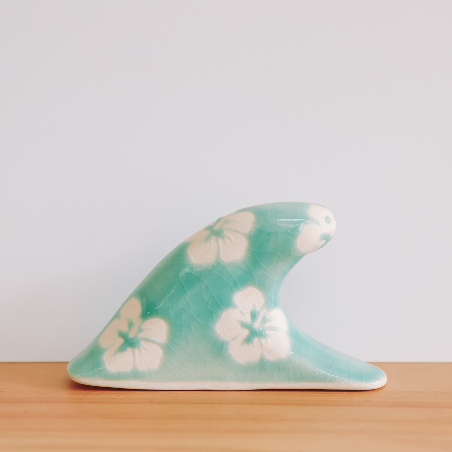 Clean Wave Hibiscus Print | Water