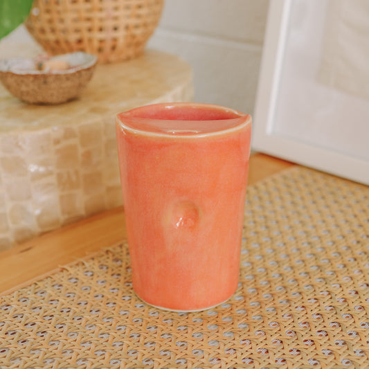Hibiscus Flower Takeaway Cup | 12oz Sunset
